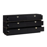 TOV Julieta Black 6 Drawer Dresser