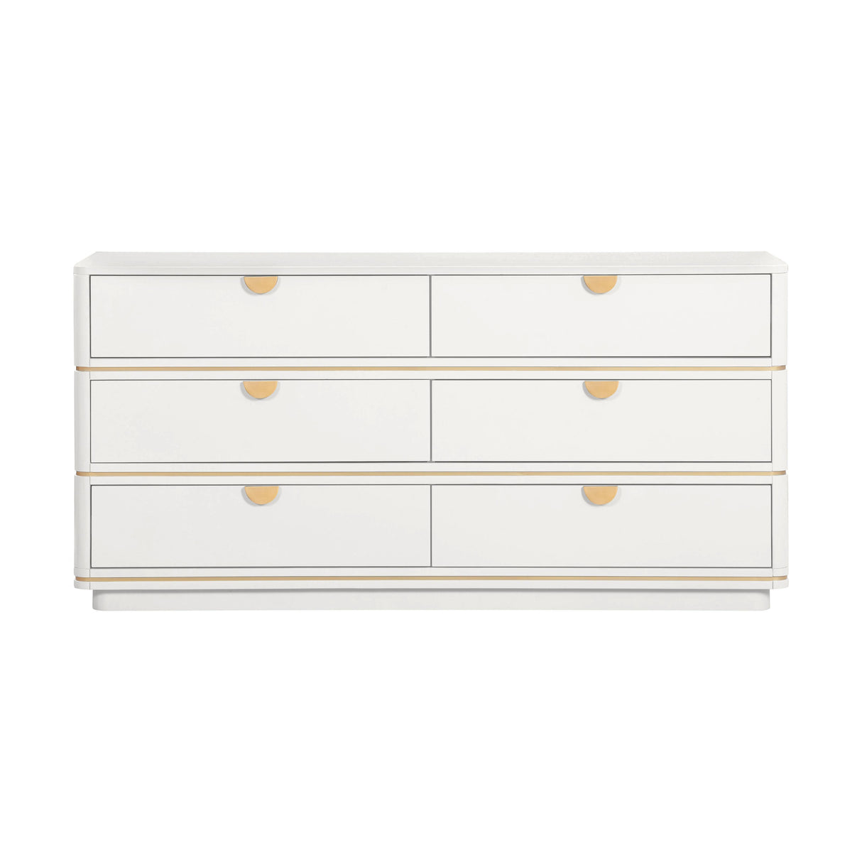 TOV Julieta Cream 6 Drawer Dresser