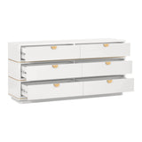 TOV Julieta Cream 6 Drawer Dresser