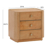 TOV Abigail Natural Birdseye Maple Nightstand