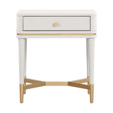 TOV Julieta Cream Nightstand