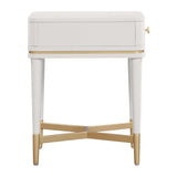 TOV Julieta Cream Nightstand