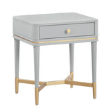 TOV Julieta Grey Nightstand