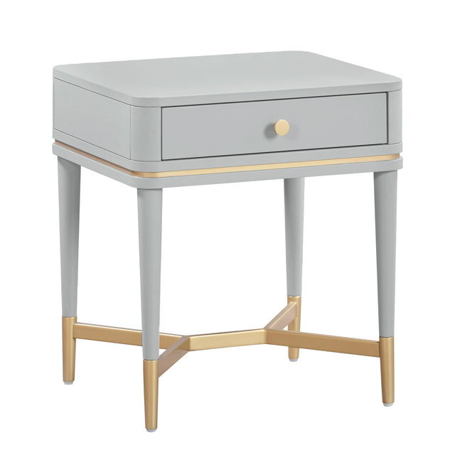 TOV Julieta Grey Nightstand