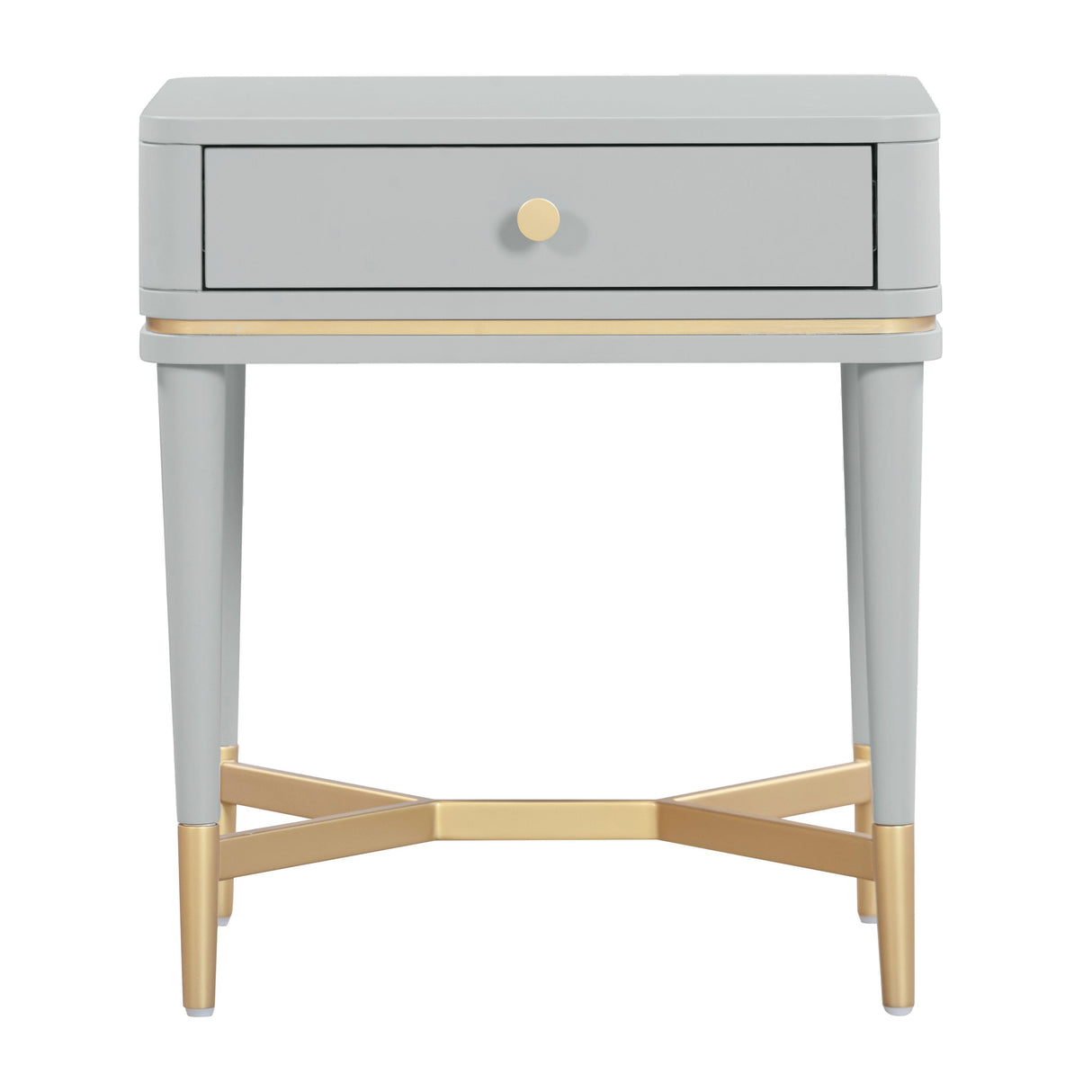 TOV Julieta Grey Nightstand