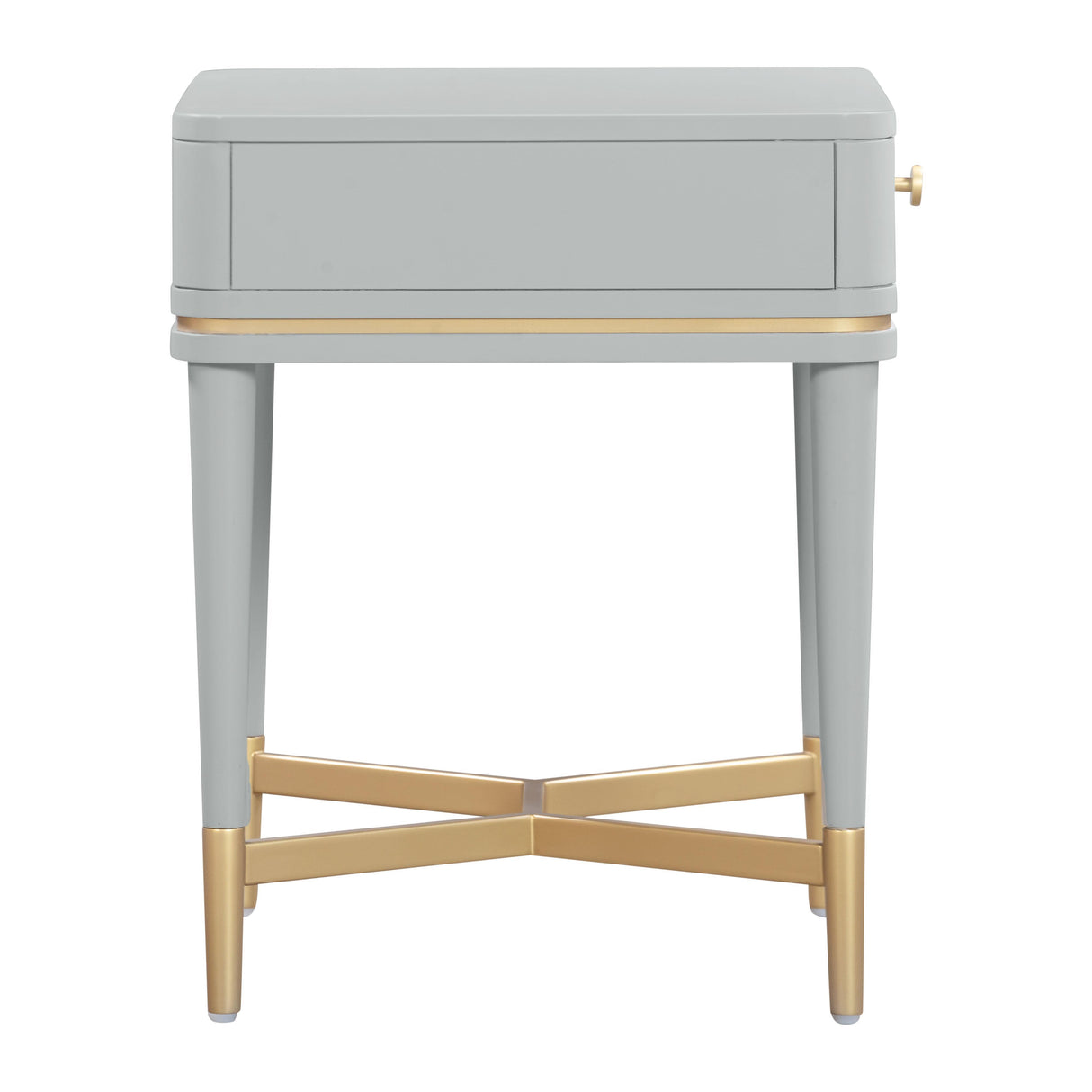 TOV Julieta Grey Nightstand