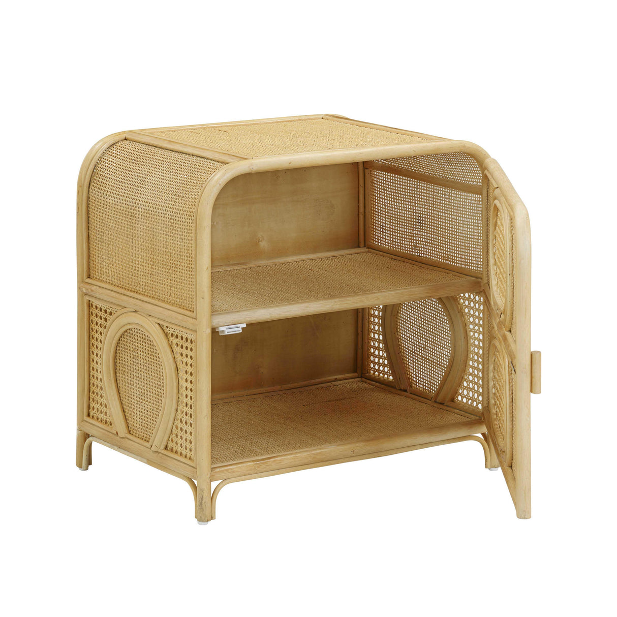 TOV Tina Natural Rattan Nightstand