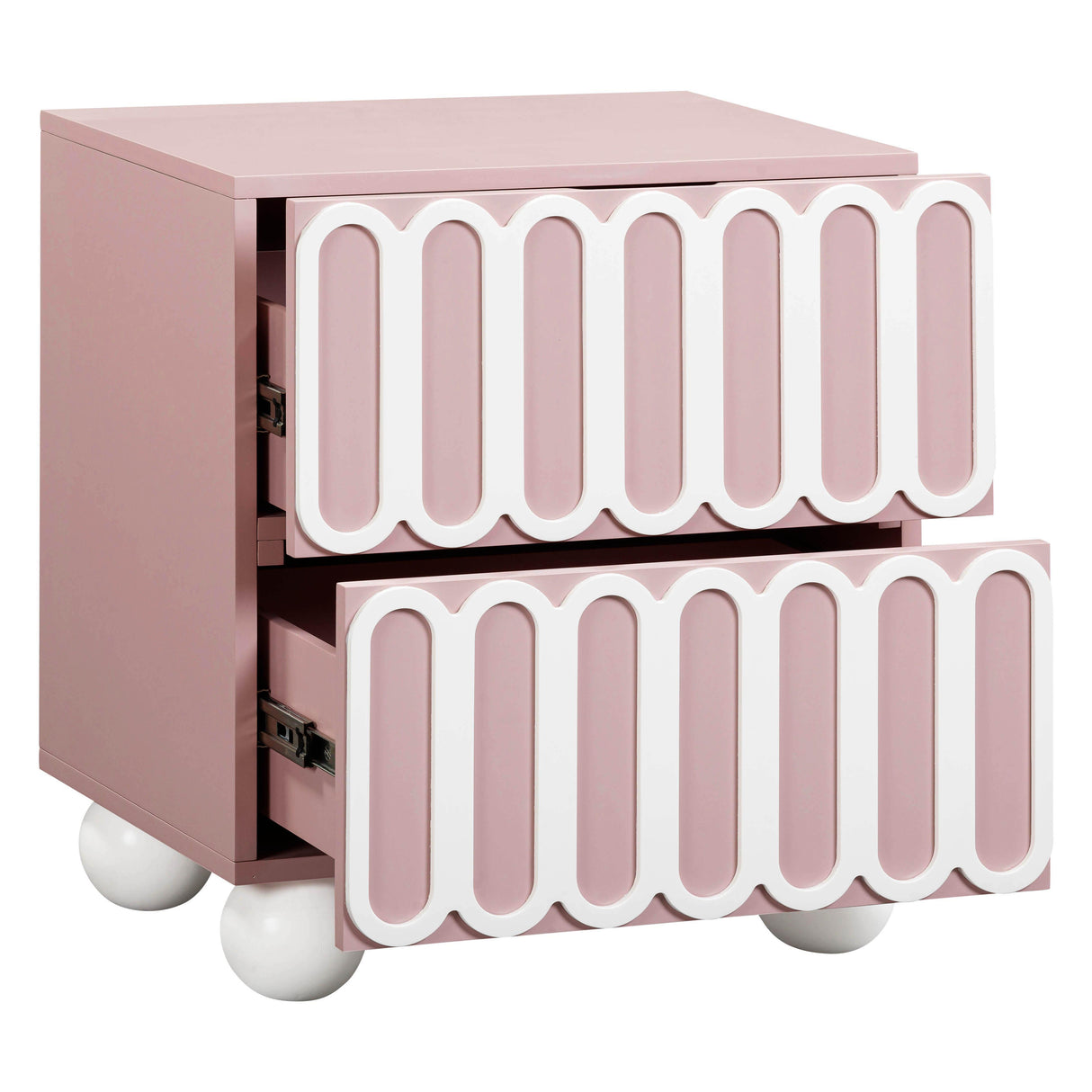 TOV Tori Motif Mauve Nightstand