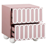 TOV Tori Motif Mauve Nightstand