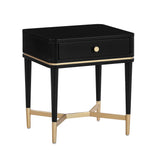 TOV Julieta Black Nightstand