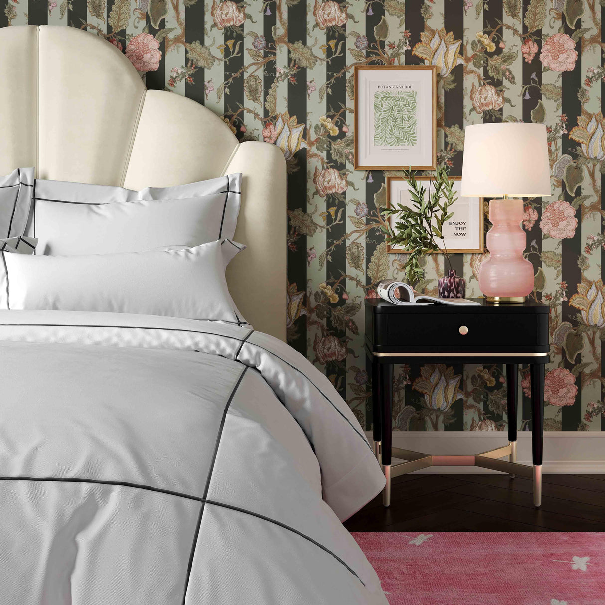 TOV Julieta Black Nightstand