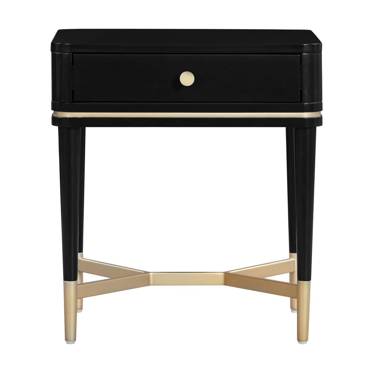 TOV Julieta Black Nightstand