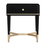 TOV Julieta Black Nightstand