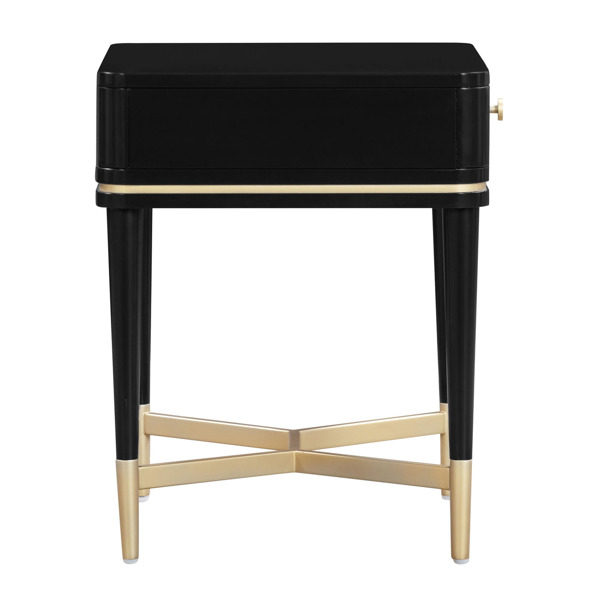 TOV Julieta Black Nightstand