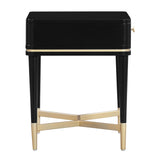 TOV Julieta Black Nightstand