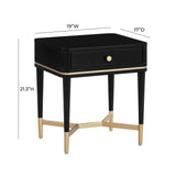 TOV Julieta Black Nightstand