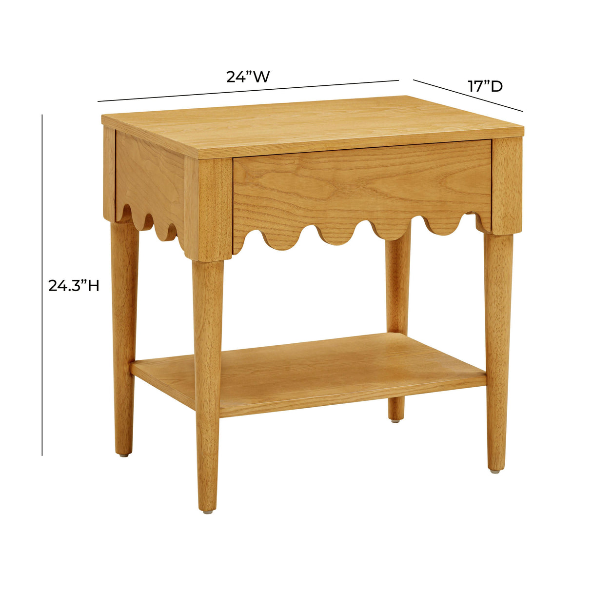 TOV Oodle Natural Ash Nightstand