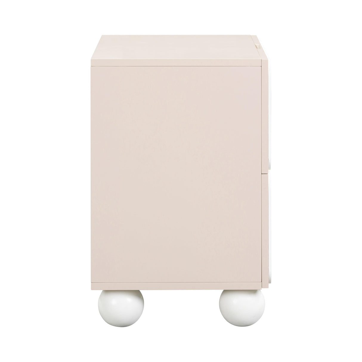 TOV Tori Motif Taupe Nightstand