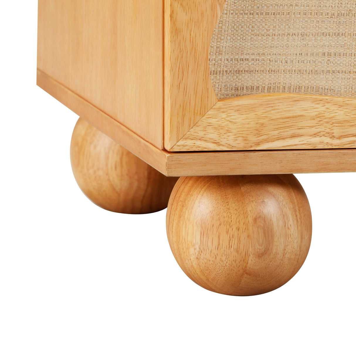 TOV Grappa Natural Wood & Rattan Wavy Dresser