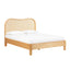 TOV Grappa Natural Wood & Rattan Queen Bed