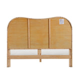 TOV Grappa Natural Wood & Rattan Queen Bed