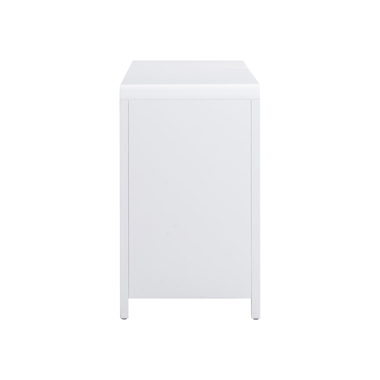 TOV Patty White Rattan 6 Drawer Dresser