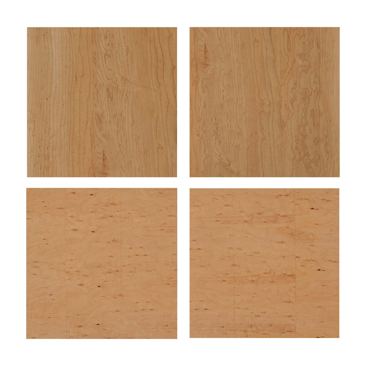 TOV Brandyss Birdseye Maple 2-Drawer Nightstand