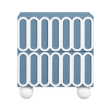 TOV Tori Motif Blue Nightstand
