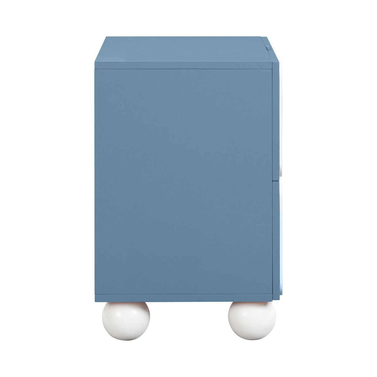 TOV Tori Motif Blue Nightstand