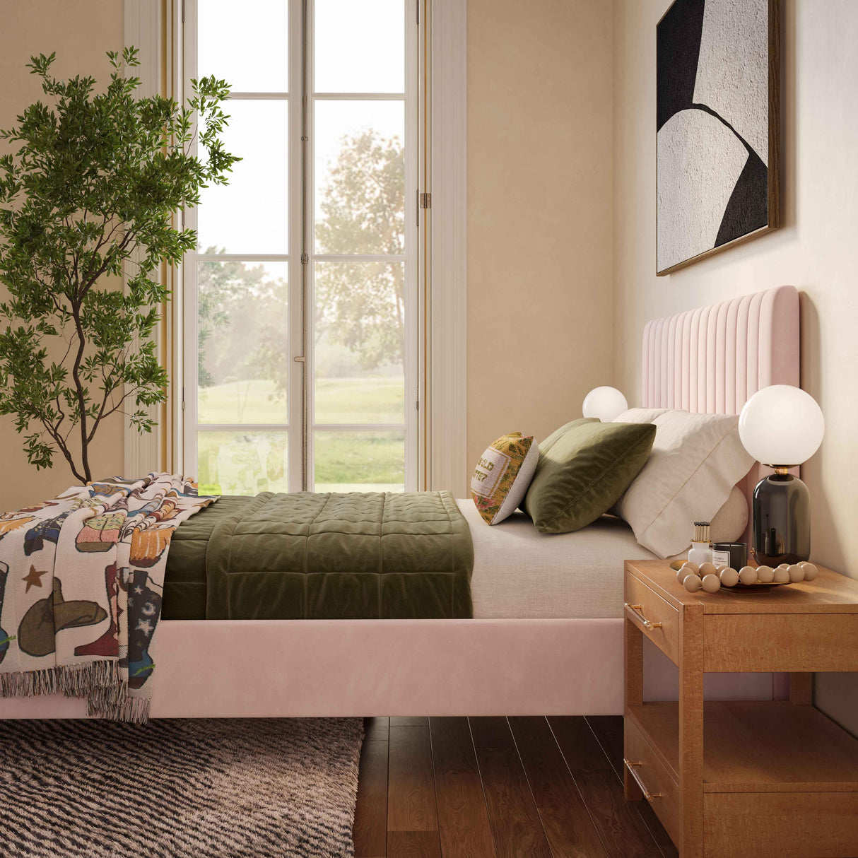 TOV Angela Blush Bed in Full