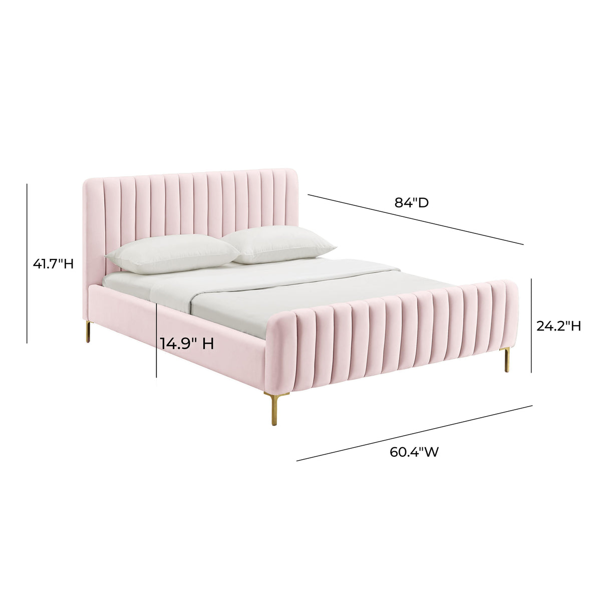 TOV Angela Blush Bed in Full