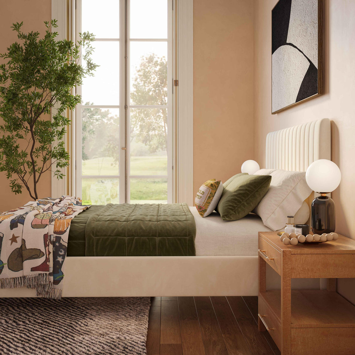 TOV Angela Cream Bed in Full