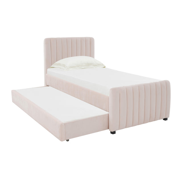 TOV Angela Blush Trundle in Twin