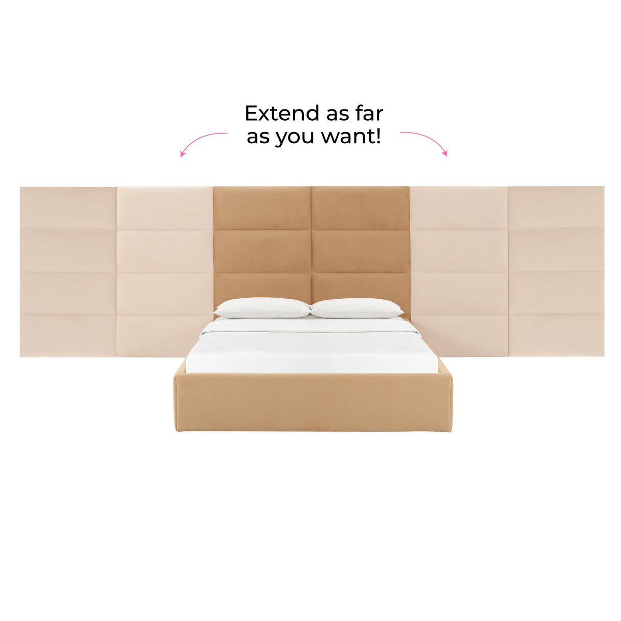 TOV Eliana Honey Velvet Queen Wings (Set of 2)