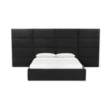 TOV Eliana Black Velvet King Wings (Set of 2)