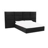 TOV Eliana Black Velvet Queen Wings (Set of 2)