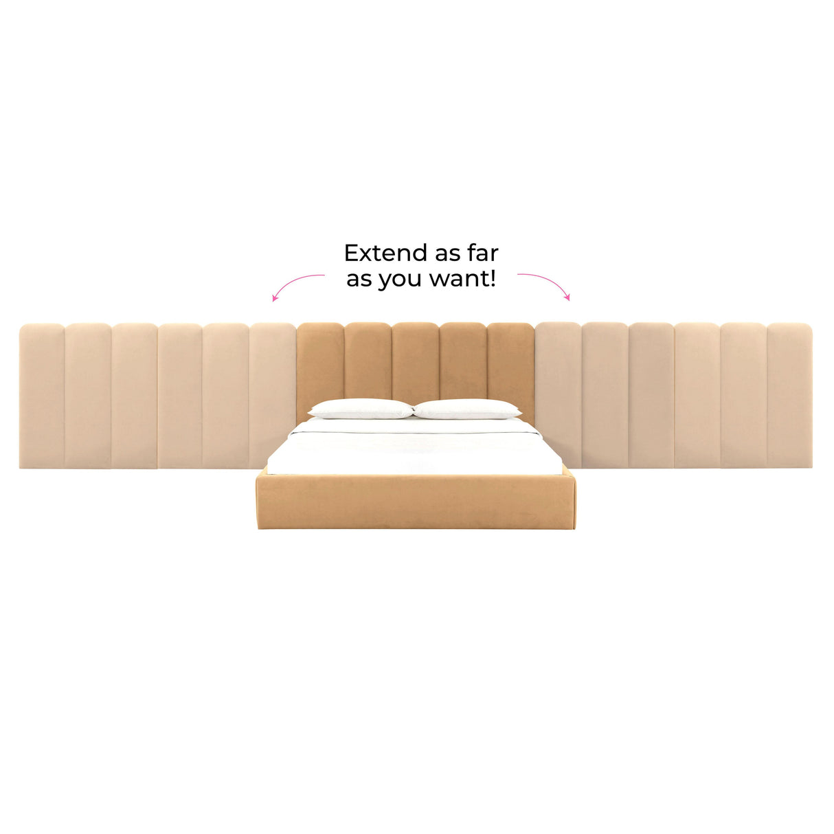 TOV Palani Honey Velvet Wings - Queen or King (Set of 2)