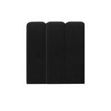 TOV Palani Black Velvet Wings - Queen or King (Set of 2)