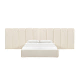 TOV Palani Cream Boucle Wings - Queen or King (Set of 2)