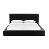 TOV Olafur Black Linen King Bed