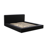 TOV Olafur Black Linen King Bed