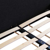 TOV Olafur Black Linen King Bed