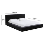 TOV Olafur Black Linen King Bed