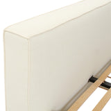 TOV Olafur Cream Linen King Bed