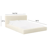 TOV Olafur Cream Linen King Bed