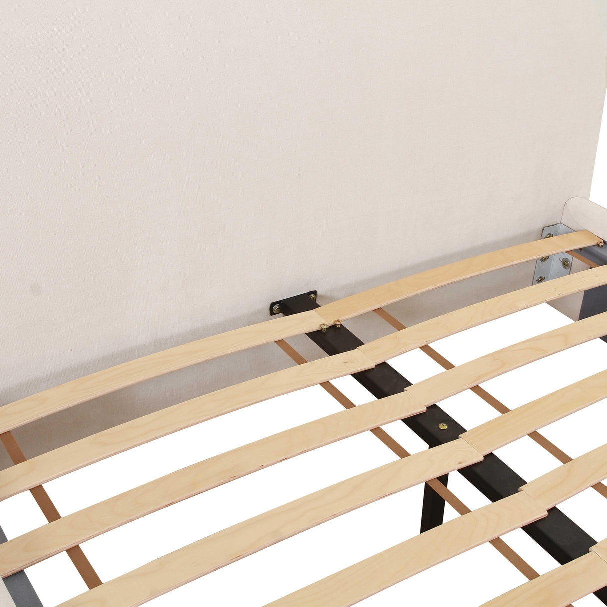 TOV Bara Cream Textured Velvet King Bed