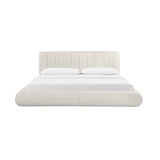 TOV Karol Cream Vegan Leather King Bed