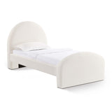 TOV Moon Cream Boucle Twin Bed