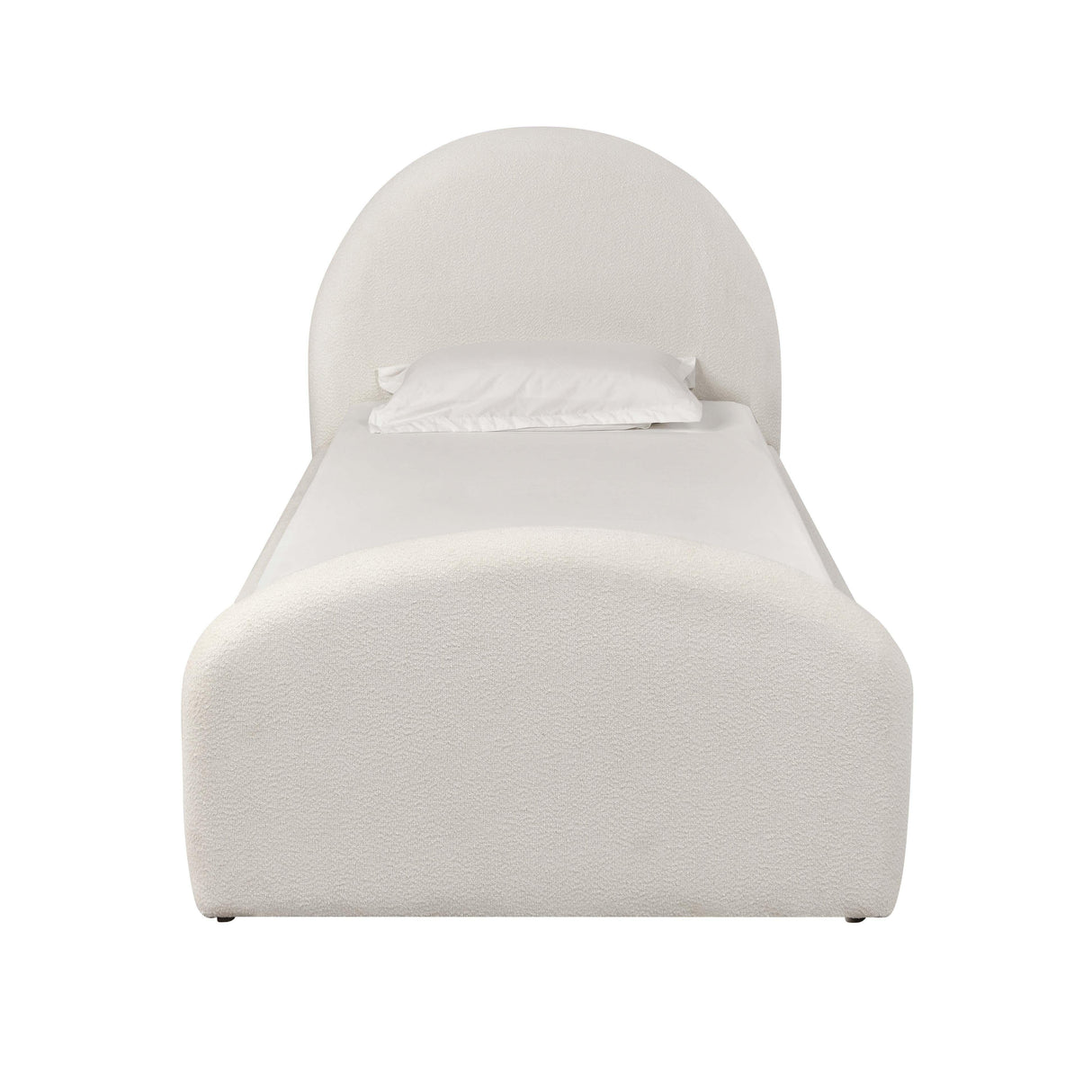 TOV Moon Cream Boucle Twin Bed