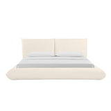 TOV Romp Cream 100% Recycled Linen King Bed